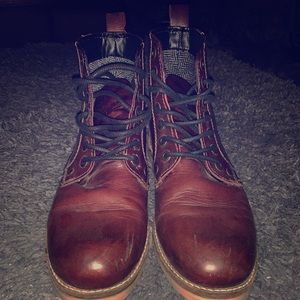 Crevo Ranger Leather Boot Wine